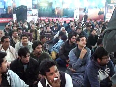 Zakir Riaz Hussain Ratowal A 22 Safar 2015 Lahore Bani Majlis Syed Mahmood Naqvi Karachi