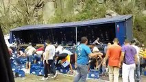 Así saquearon camión de cerveza en la autopista Valencia-Puerto Cabello