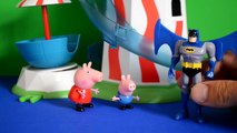 peppa pig dvd Batman Peppa pig English Episode Big Park Ride Peppa pig toys Batman toy