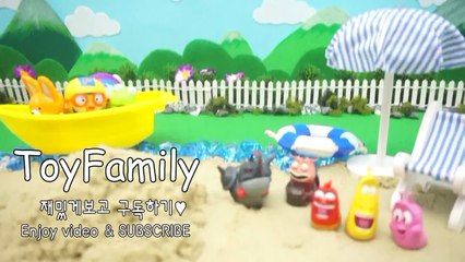 라바 장난감 모래놀이 매직샌드와 놀이터모래 ♥ 토이패밀리 장난감 애니메이션 어린이 만화 영화