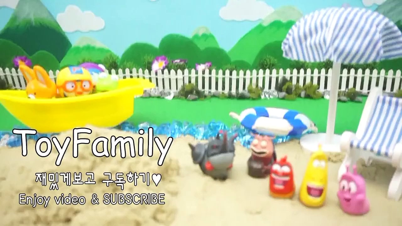 라바 장난감 모래놀이 매직샌드와 놀이터모래 ♥ 토이패밀리 장난감 애니메이션 어린이 만...