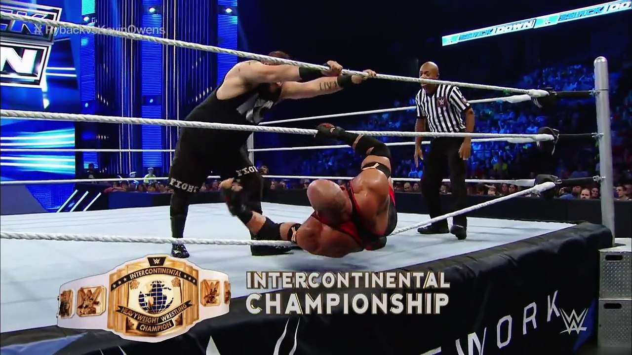 Ryback vs. Kevin Owens – Intercontinental Championship Match: SmackDown, Oct. 1, 2015