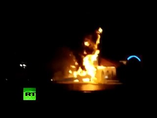 God’s fury burns down church