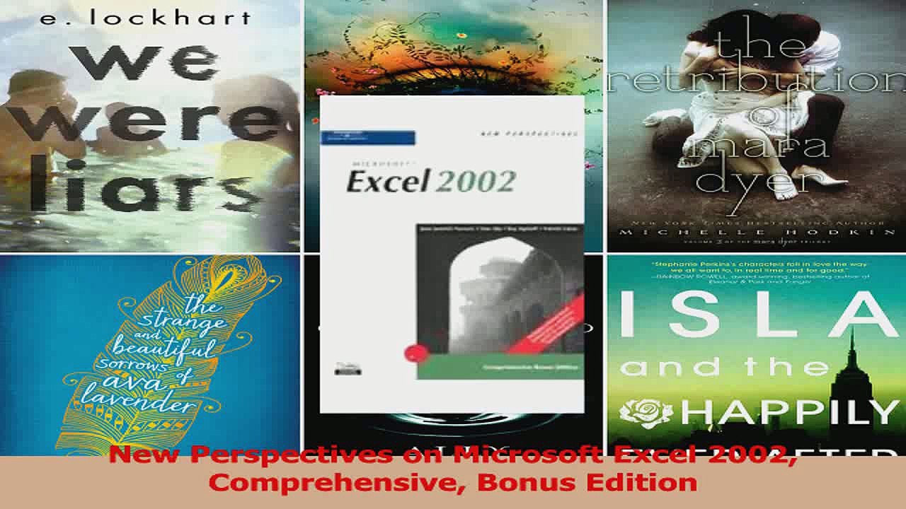New Perspectives on Microsoft Excel 2002 Comprehensive Bonus Edition Download