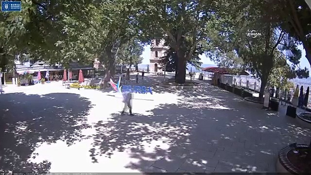 Cinayet anı kameraya böyle yansıdı