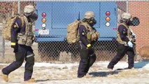 US Soldiers Training for Chemical Attack Response