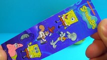 SPONGEBOB surprise eggs!!! Unboxing 3 surprise eggs Nickelodeon SpongeBob Squarepants!