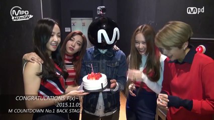 No.1 F(x) CONGRATULATIONS! 에프엑스 1위 축하!! 151105