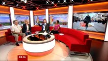 NAGA MUNCHETTY. BBC ONE. Breakfast. Deirdre Bounds & Richard Gregg(FSB) 22nd.July.2012.