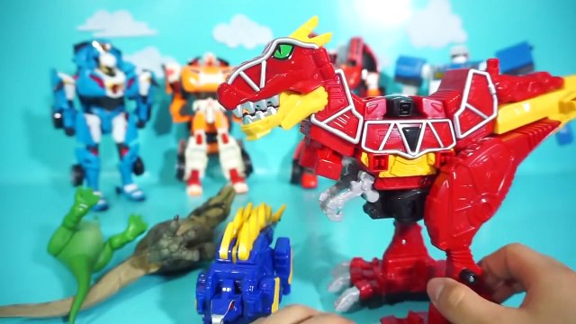 파워레인저 다이노포스 또봇 티라노킹 오픈박스 파워레인저 다이노포스 또봇 xt 장난감 toys unboxing Dino Charge kyoryuger 액체괴물 미니어쳐 터닝메카드