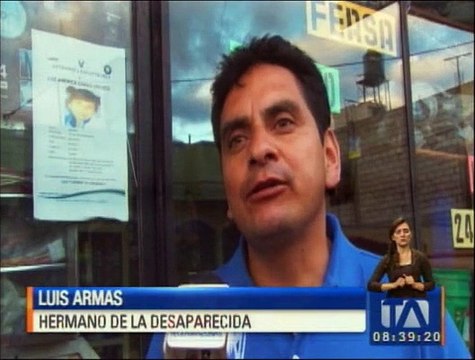 Una mujer desapareció hace tres años en Riobamba