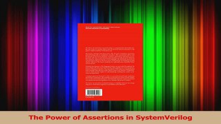 PDF Download  The Power of Assertions in SystemVerilog Download Full Ebook