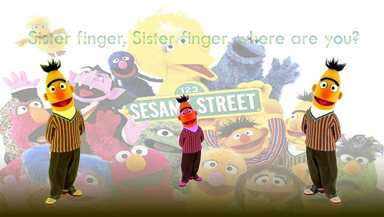 Sesame Street Finger Family Song Daddy Finger Nursery Rhymes Rostita