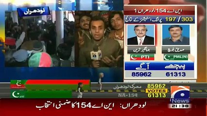 Descargar video: Aisa Lagta Hai k PTI ne Maidan Mar Liya, Geo Reporter