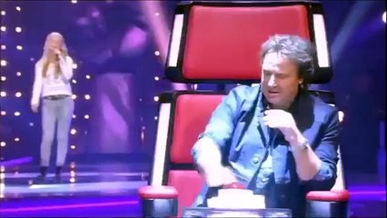 ذا فويس كيدز _ فتاة جميلة وصوت اجمل