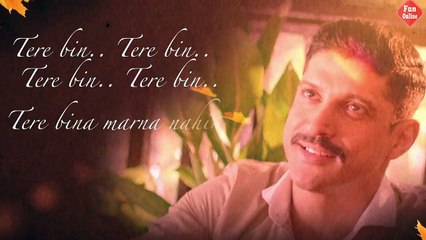 "Tere Bin" Lyrical Video Song | Wazir | Farhan Akhtar, Aditi Rao Hydari | Sonu Nigam, Shreya Ghoshal Fun-online