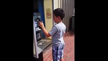 The first time sees a payphone