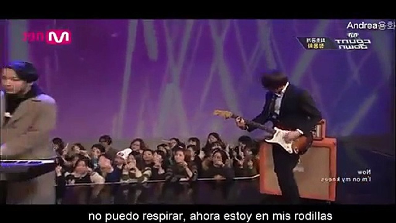 Jung Yong Hwa singing live Energy español 정용화 어느 멋진 날