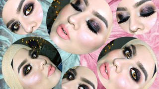 How To - Glittery Brown Smokey Look