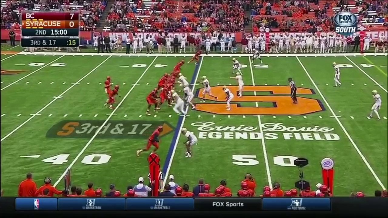 2015 Boston College Defense vs. Syracuse Every Snap