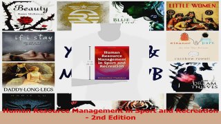 PDF Download  Human Resource Management in Sport and Recreation  2nd Edition Download Online