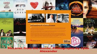 PDF Download  McLaren from the Inside Photographs by Tyler Alexander PDF Online