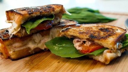 Caprese Grilled Cheese Sandwich, Food For The Refined Cheesehead