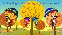 Chimpanzee Finger Family Infant Song Daddy Finger Nursery Rhymes Full animated cartoon eng catoonTV!