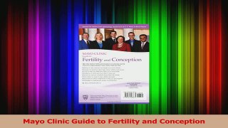 Mayo Clinic Guide to Fertility and Conception PDF