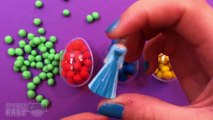 Learn Colors Dippin Dots Play Doh Surprise Eggs Disney Frozen Minnie Mouse Peppa Pig Surprise Toys