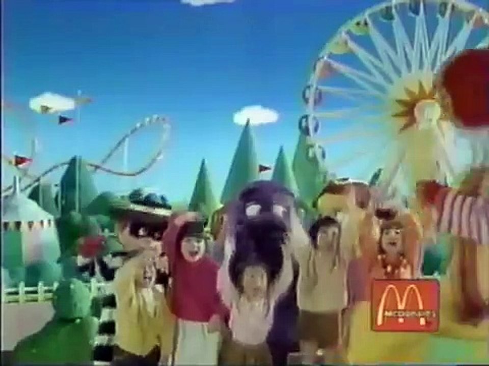 【CM】マクドナルド お子さまセット 合体ゆうえんち（1992年）