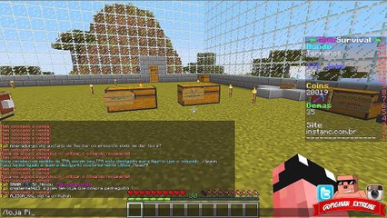 MINECRAFT Sobrevivência com Inscritos #11 ABRI MINHA LOJA!!