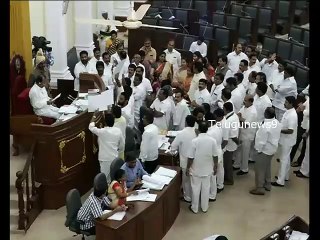 YCP MLA's behaviour in AP Assembly on Chandrababu Naidu 2