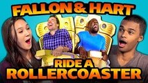 Teens React to Jimmy Fallon & Kevin Hart Ride A Roller Coaster