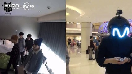 [ARABIC SUB - 2015MAMAxMPD] BTS Jin's surprise party 151210 --