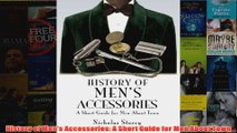 History of Mens Accessories A Short Guide for Men About Town