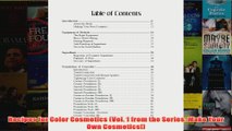 Recipes for Color Cosmetics Vol 1 from the Series Make Your Own Cosmetics
