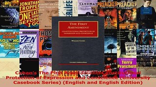 PDF Download  Cohens The First Amendment Constitutional Protection of Expression and Conscience Download Full Ebook