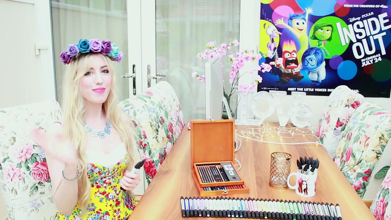 INSIDE OUT ☼ Drawing Rileys Emotions ☼ Sadness Fear Joy Anger & Disgust Disney Pixar Spee