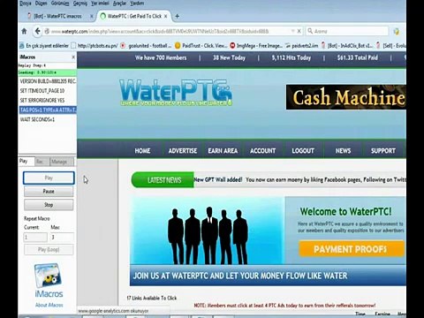 how to use water ptc imacros script - imacros