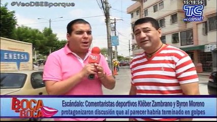 Byron Moreno aclara polémica con Kléber Zambrano