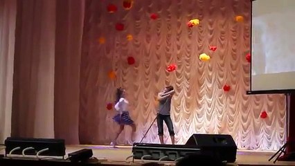 Random wind and skirt up oops.. Beautiful dance students