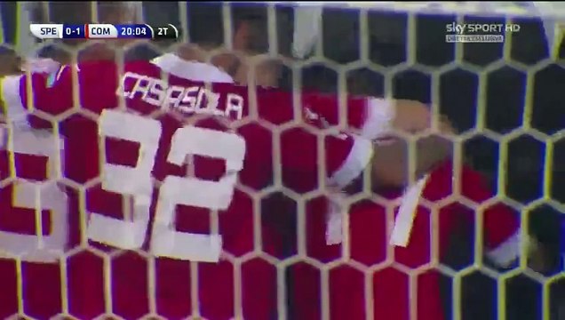 Daniel Bessa Goal Italy Serie B - 23.12.2015, Spezia Calcio 0-1 Calcio Como