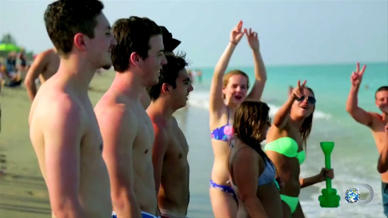 Shark Trek: Thousands of Blacktip Sharks Lure Great White to Shore | Shark Week 2015