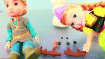 Young Kristoff, Anna, and Kristoff Want To Build A PLAY-DOH Snowman OLAF PART 2 AllToyCollector