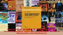 PDF Download  Gate Dielectrics and MOS ULSIs Principles Technologies and Applications Springer Series PDF Online