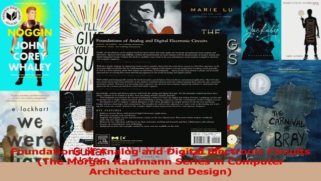 PDF Download Foundations of Analog and Digital Electronic Circuits The Morgan Kaufmann Series in PDF Online
