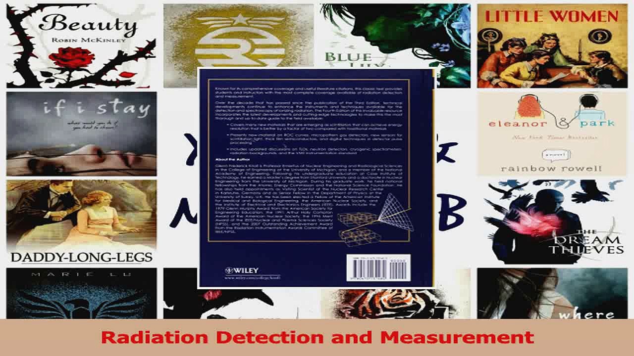 PDF Download  Radiation Detection and Measurement Read Full Ebook