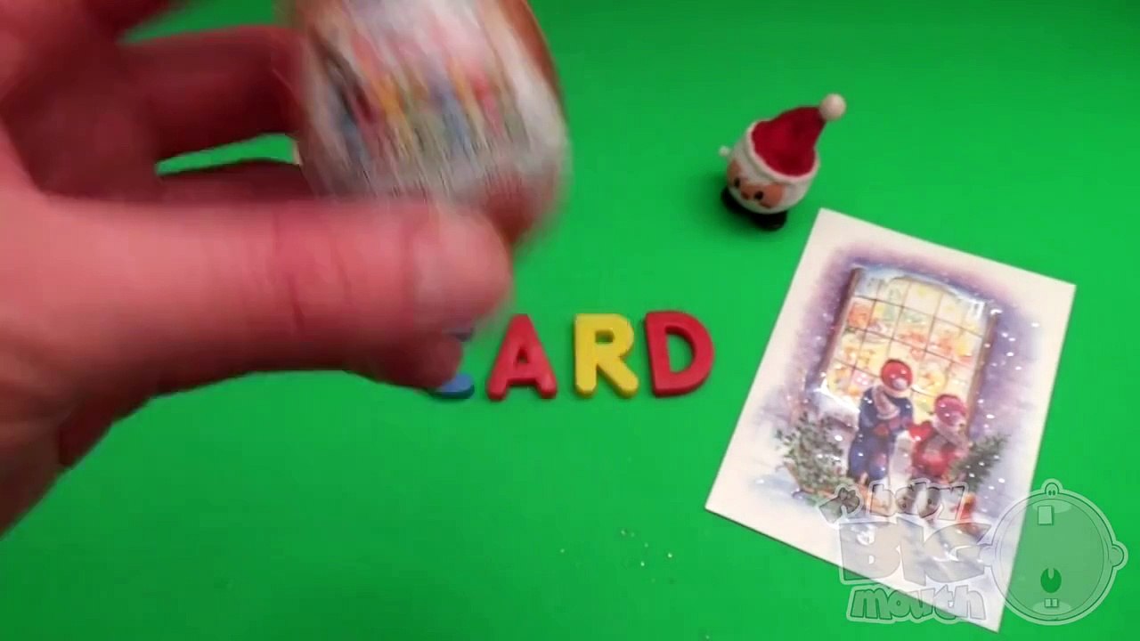 Kinder Surprise Egg Learn-A-Word! Spelling Holiday Words! Lesson 16