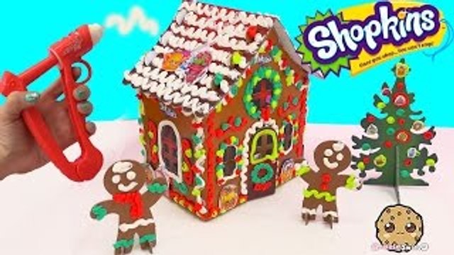 Playdoh DohVinci DIY Shopkins Season 4 Petkins Gingerbread Christmas Holiday Craft House D